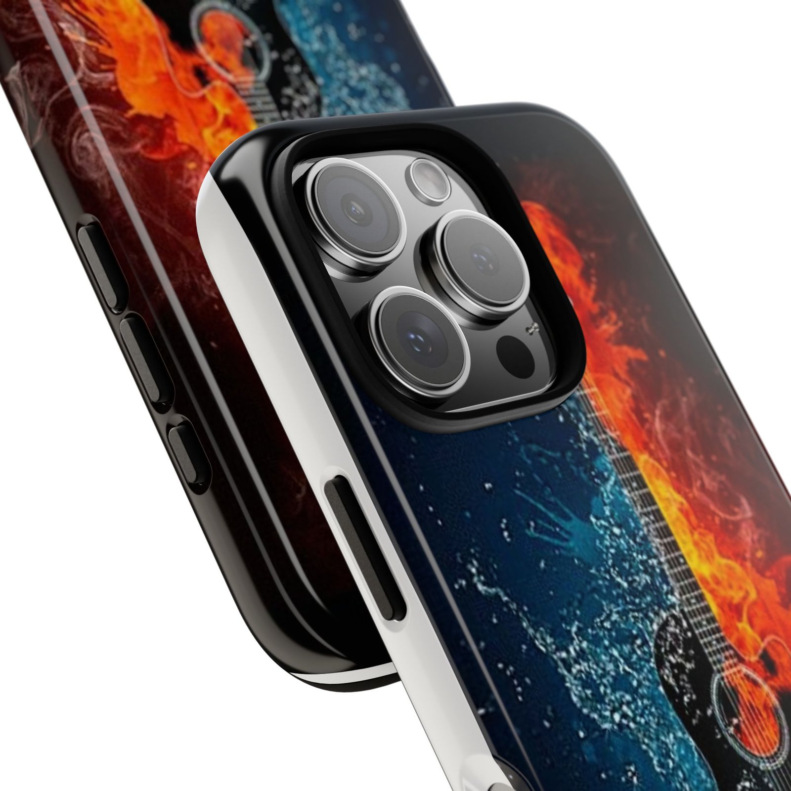 Fiery Guitar Phone Case - Artistic Protector, Music Lover Gift, Vibrant Accessory for Artists and Musicians, Personalized Tech Item, Unique - Image 125