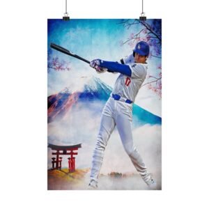 Baseball Art Poster - Sporty Wall Decor, Perfect for Sports Fans, Room Decor, Gift for Him, Vintage Style, Dresser Display