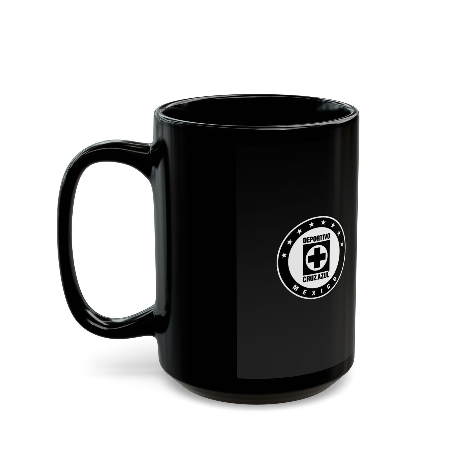 Cruz Azul Soccer Crest Black Mug – 11oz & 15oz Fan Coffee Cup - Image 11