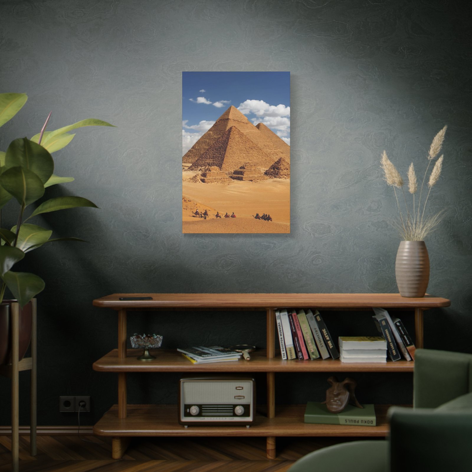 Desert Pyramid Canvas Art - Wall Decor, Egyptian Home Decor, Office Wall Art, Unique Gift, Nature Landscape Print - Image 9