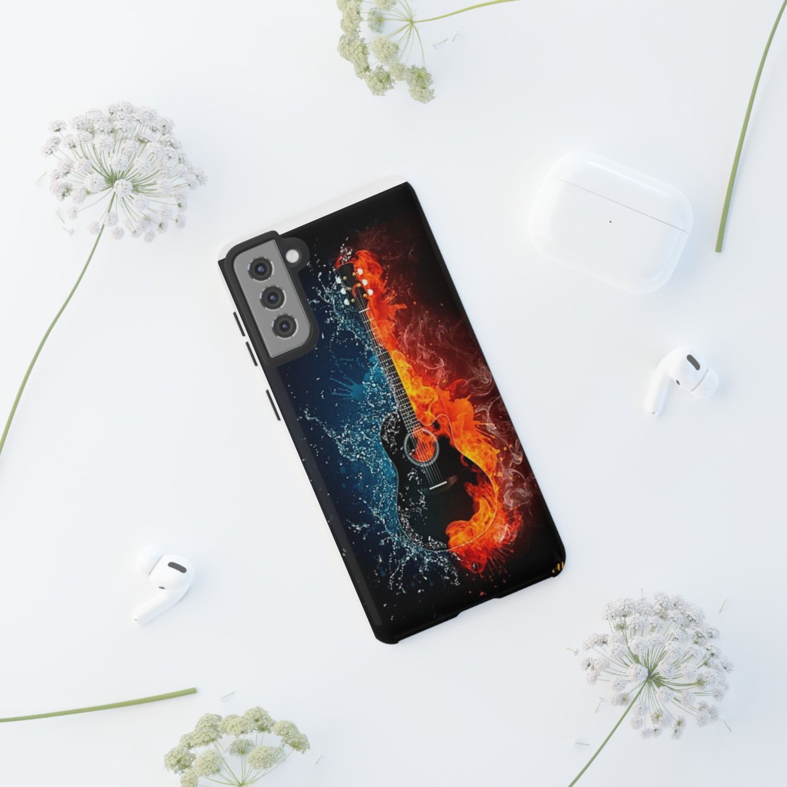 Fiery Guitar Phone Case - Artistic Protector, Music Lover Gift, Vibrant Accessory for Artists and Musicians, Personalized Tech Item, Unique - Image 26