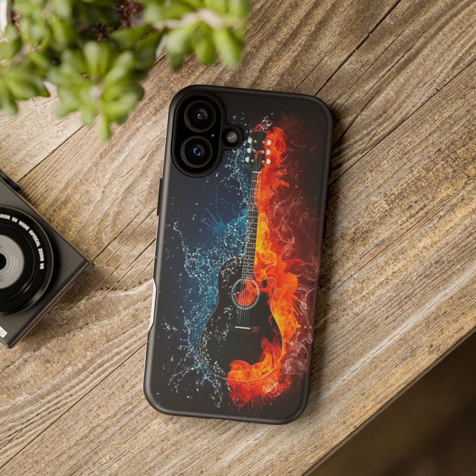Fiery Guitar Phone Case - Artistic Protector, Music Lover Gift, Vibrant Accessory for Artists and Musicians, Personalized Tech Item, Unique - Image 123