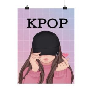 KPOP Matte Vertical Poster, Stylish Anime Wall Art, Home Decor, Room Aesthetic, Great for Fans, Gift for Kpop Lovers