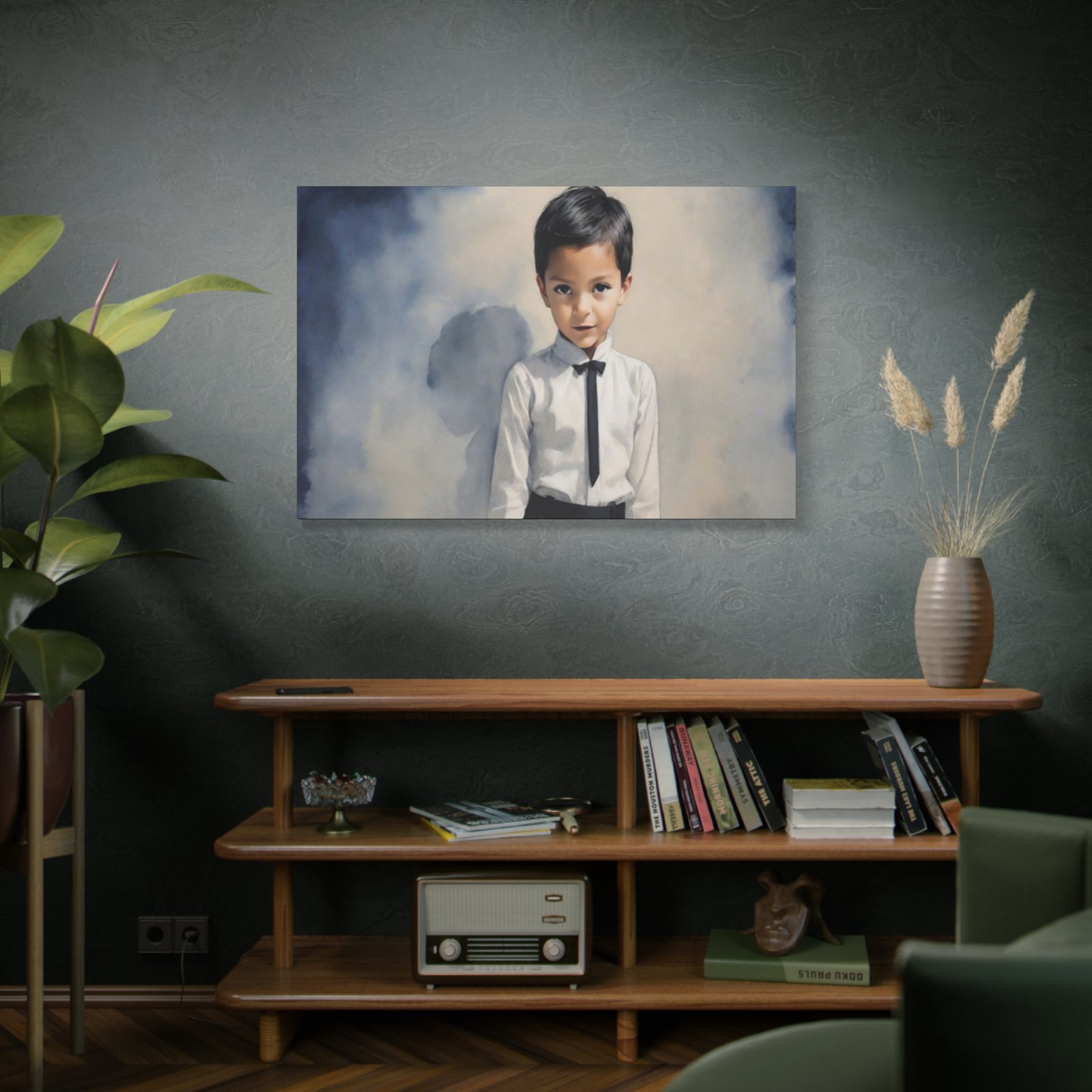 Little Nice Boy Whimsical Kid's Wall Art Canvas - Perfect for Playrooms, Bedrooms, Kids Rooms, Nursery Decor, Unique Gift Ideas - Image 6