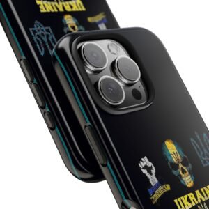 Flag Ukraine Flag Tough Phone Case, Protective Ukranian Flag Phone Cover, Strong Phone Case for Ukraine Lovers, Durable Leaf Phone Case