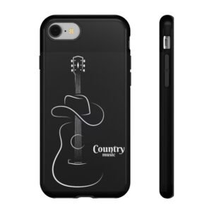Country Music Phone Case, Tough Cases, Guitar Lover Gift, Country Musician Accessory, Music Themed Phone Cover, Durable Phone Protection