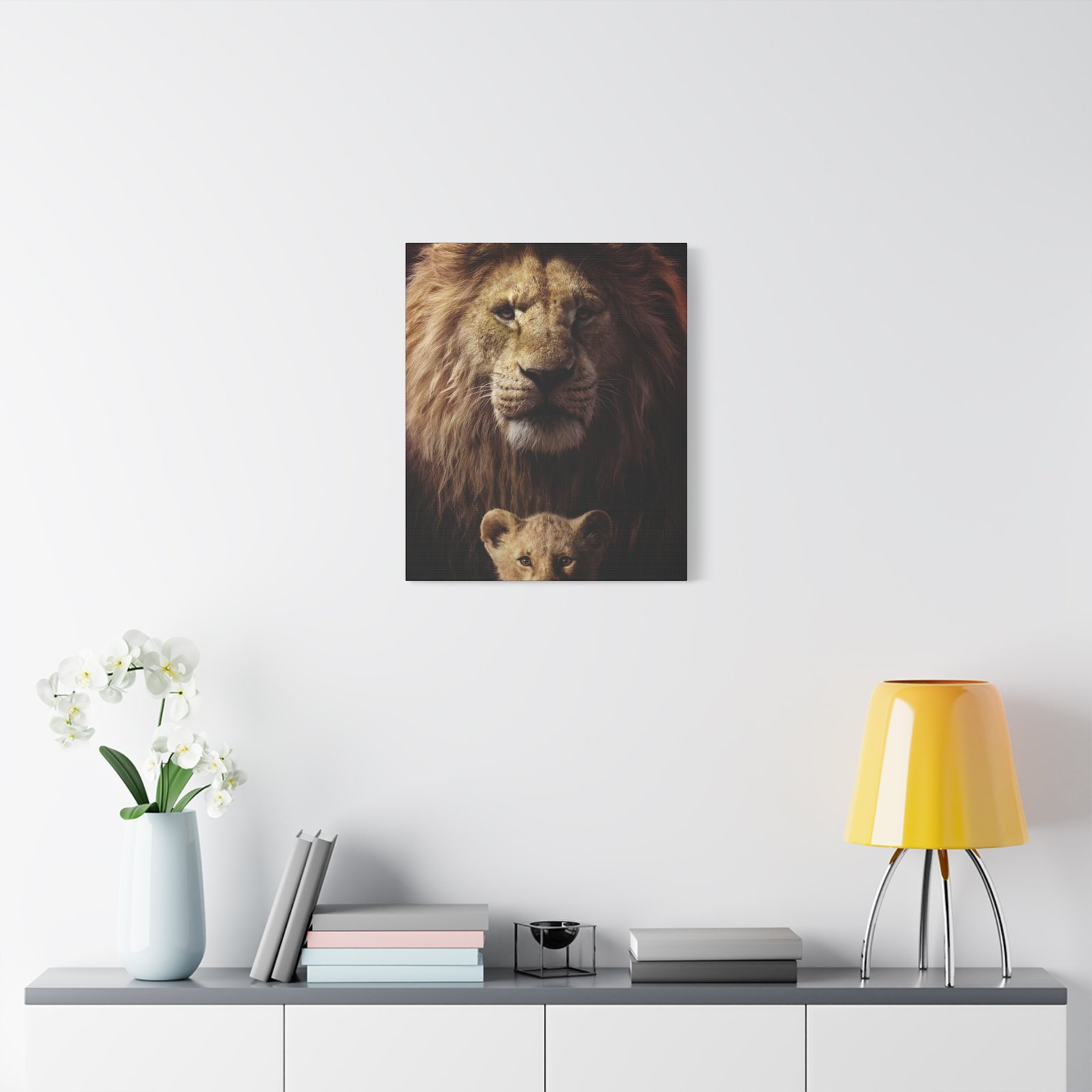 Majestic Lion Canvas Art, Gallery Wall Decor, Wild Animal Print, Safari Home Decor, Gift for Nature Lovers, Unique Art Piece - Image 2