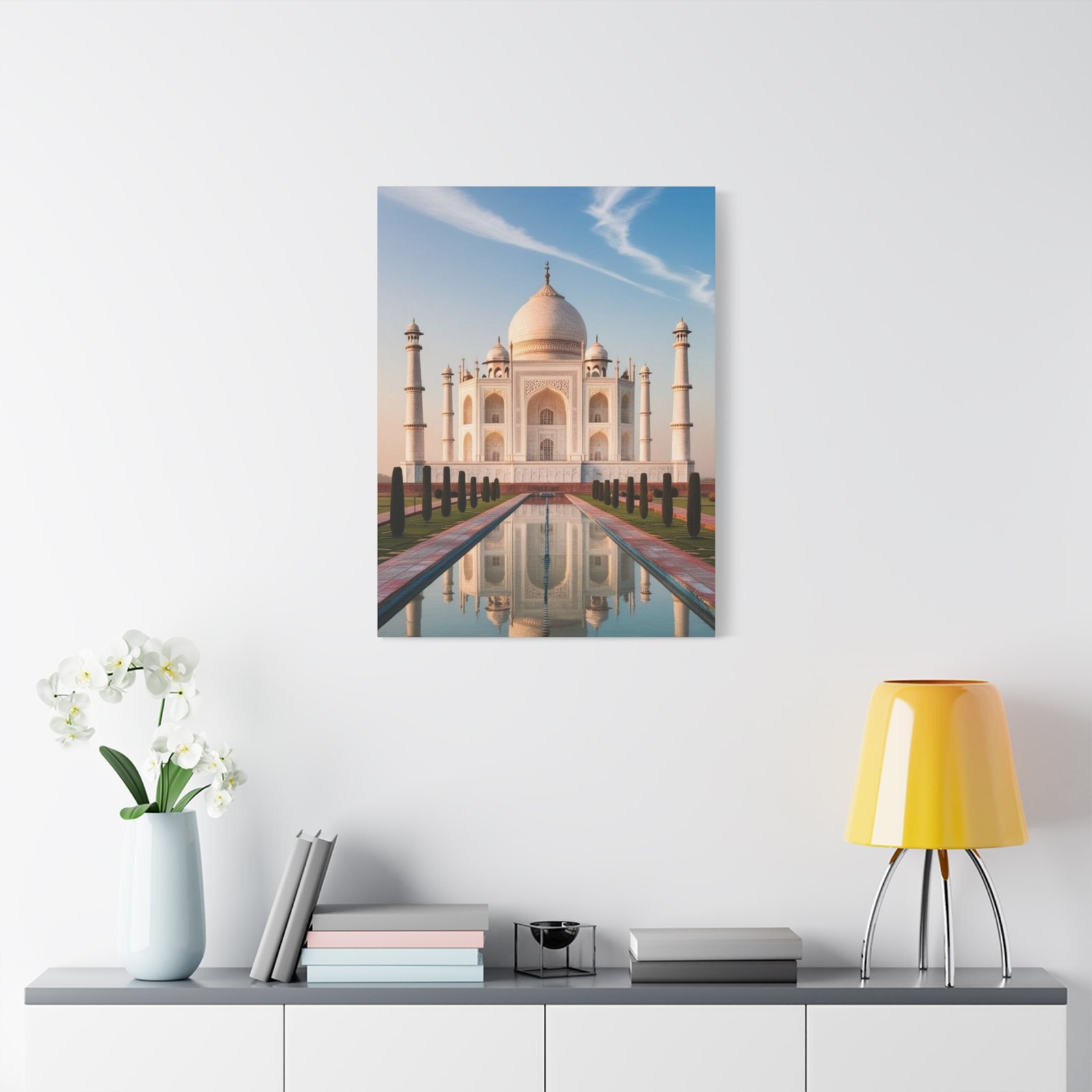 Elegant Taj Mahal Canvas Print, Home Decor Art, Wall Art for Living Room, Gift for Art Lovers, Unique Home Decoration - Image 6