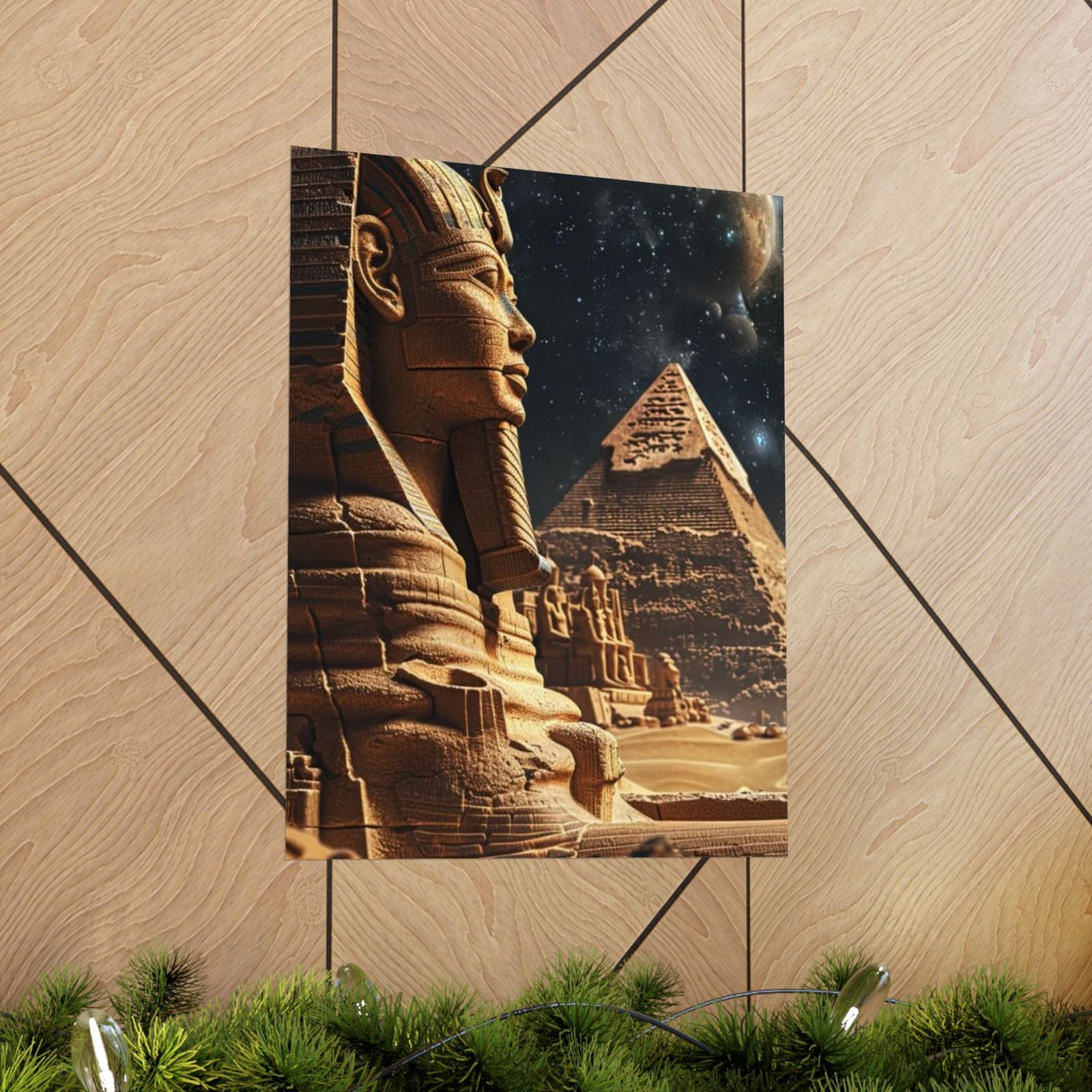 Ancient Egypt Matte Poster, Egyptian Art Print, Pyramid Wall Decor, Home Office Aesthetic, Gift for History Lovers - Image 5