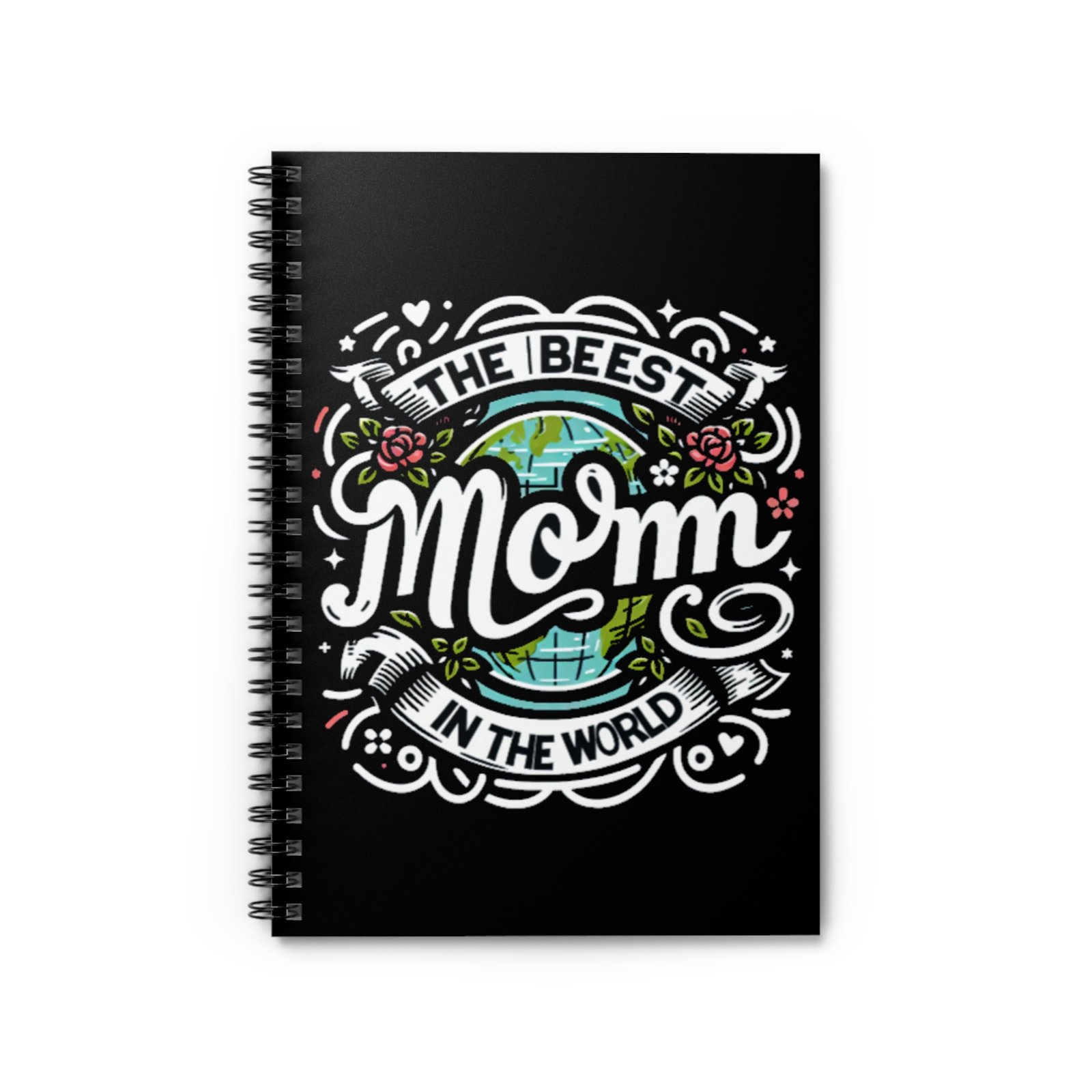 Best Mom Spiral Notebook - Perfect for Gifts, Journals, Note taking, Mother's Day, Inspirational Quotes