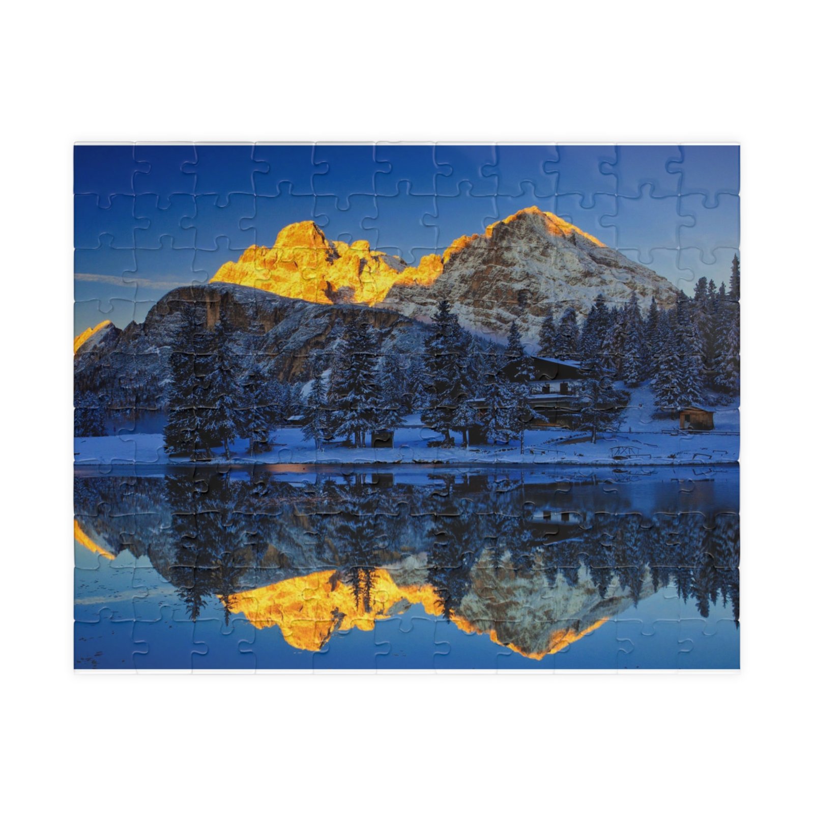Majestic Mountain Reflection Puzzle, Scenic Jigsaw for Nature Lovers, 110-1014 Pieces, Relaxing Family Activity, Gift for Outdoorsy Friends