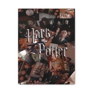 Harry Potter Inspired Matte Canvas Art | Magical Wall Decor, Gift for Fans, Room Decoration, Nostalgic Artwork, Home Office
