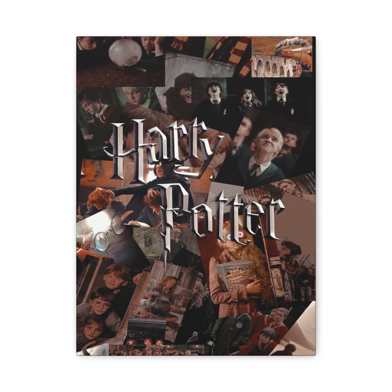 Harry Potter Inspired Matte Canvas Art | Magical Wall Decor, Gift for Fans, Room Decoration, Nostalgic Artwork, Home Office