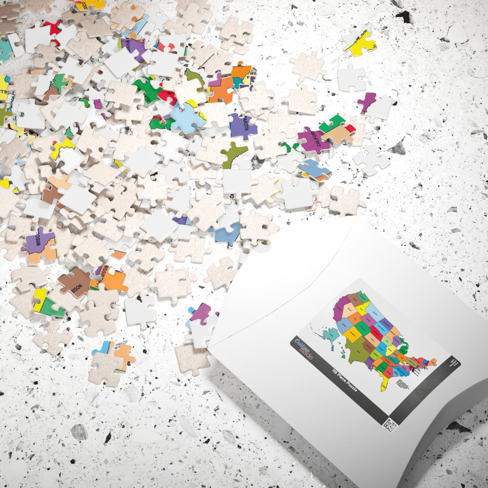 United States Map Puzzle - Educational Family Game, Fun Activity, Unique Gift for Kids and Adults, Perfect for Family Game Night, Home Decor - Image 6