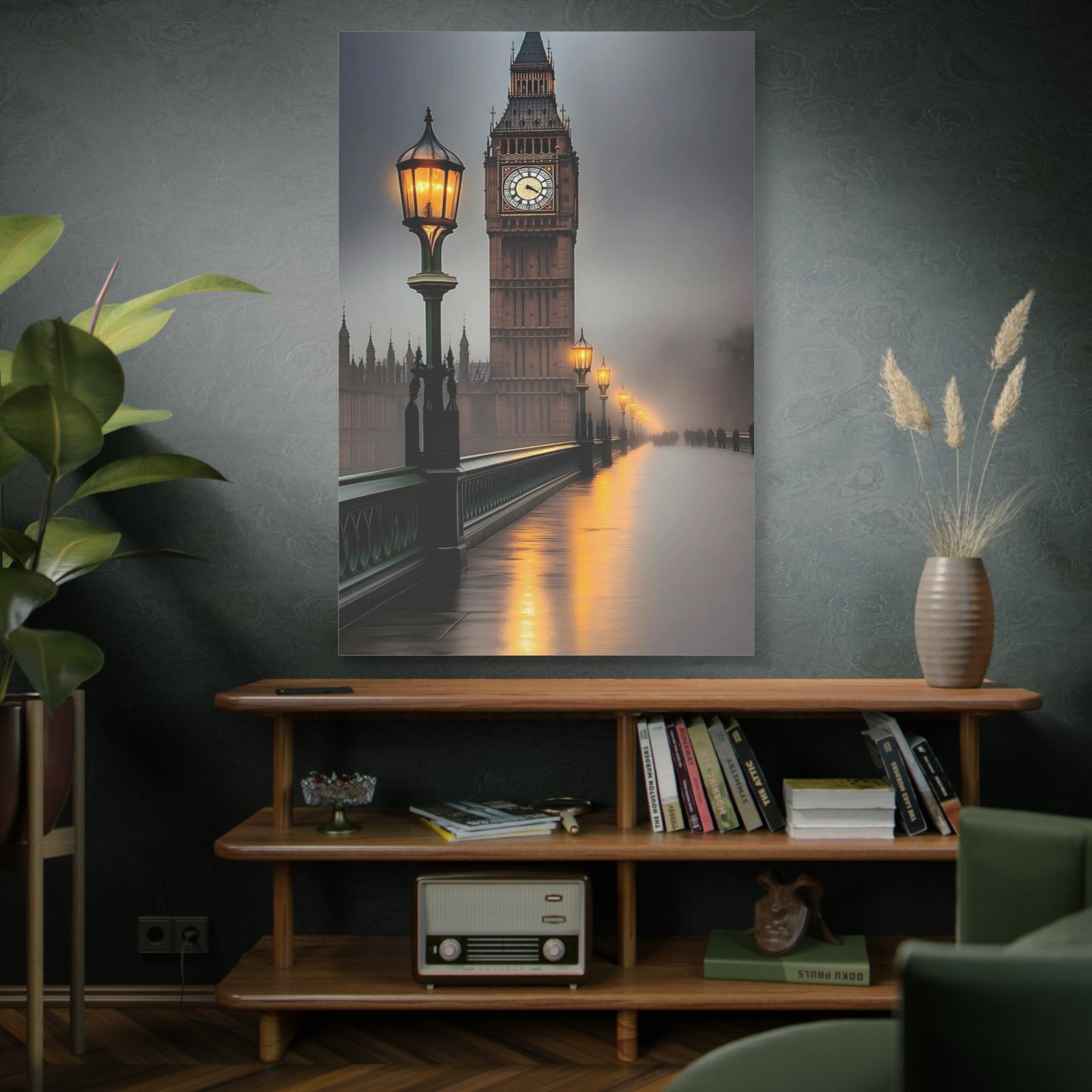 London Fog Canvas Art Print, Stunning Big Ben Wall Decor, Photography, Home Decoration, Gift Idea for Travelers, Bedroom Wall Art, 1.25" - Image 8