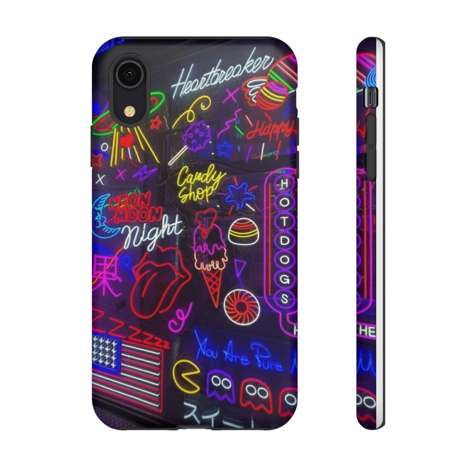 Neon Phone Case, Playful & Funky Design, Perfect for Music Lovers and Festivals, Gift Idea for Birthdays, Summer Vibes, Tough Protection - Image 7