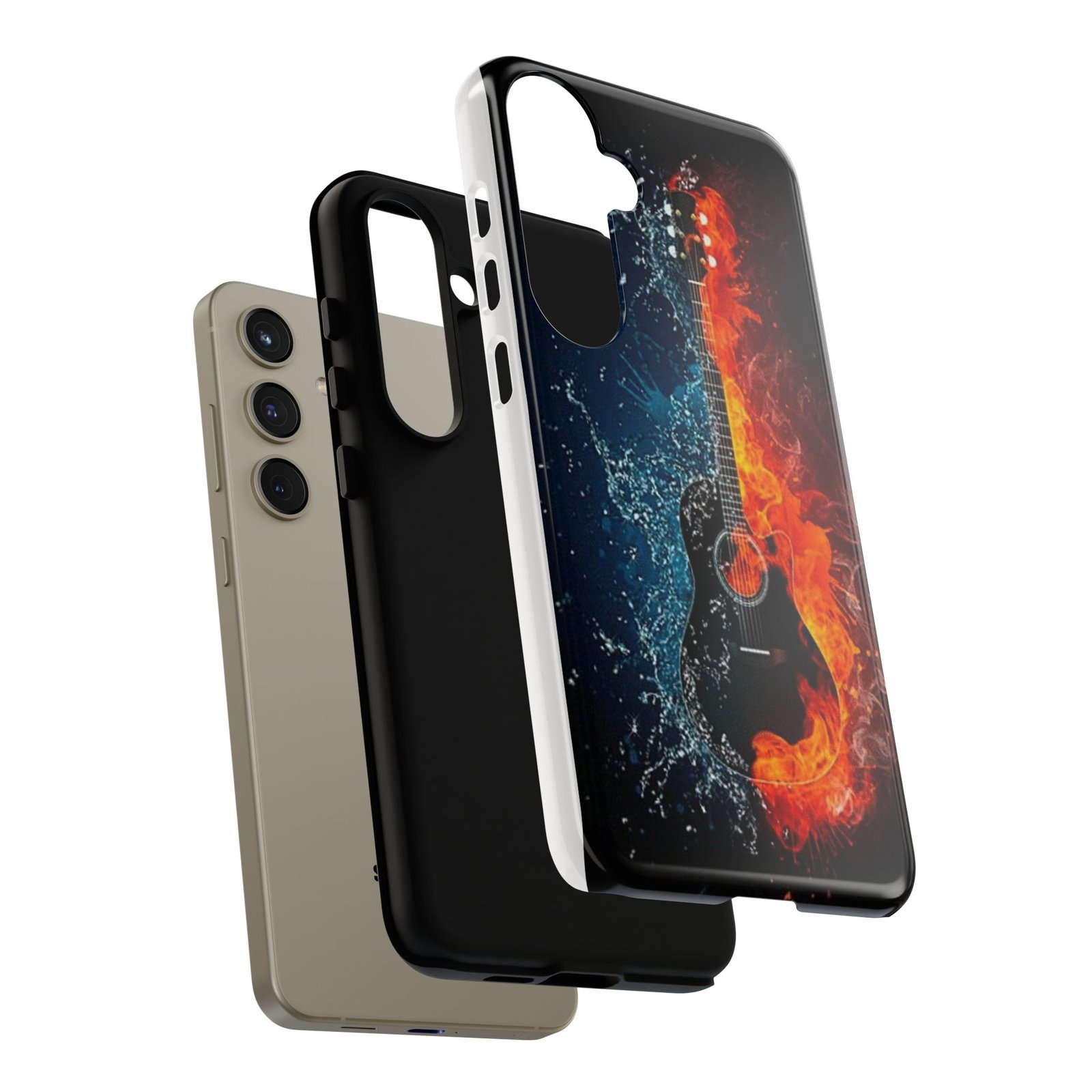 Fiery Guitar Phone Case - Artistic Protector, Music Lover Gift, Vibrant Accessory for Artists and Musicians, Personalized Tech Item, Unique - Image 107