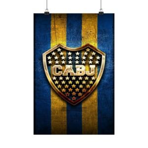 Boca Juniors Matte Vertical Posters, Sports Art Print, Wall Decor for Football Fans, Gift for Soccer Lovers, Sports Memorabilia