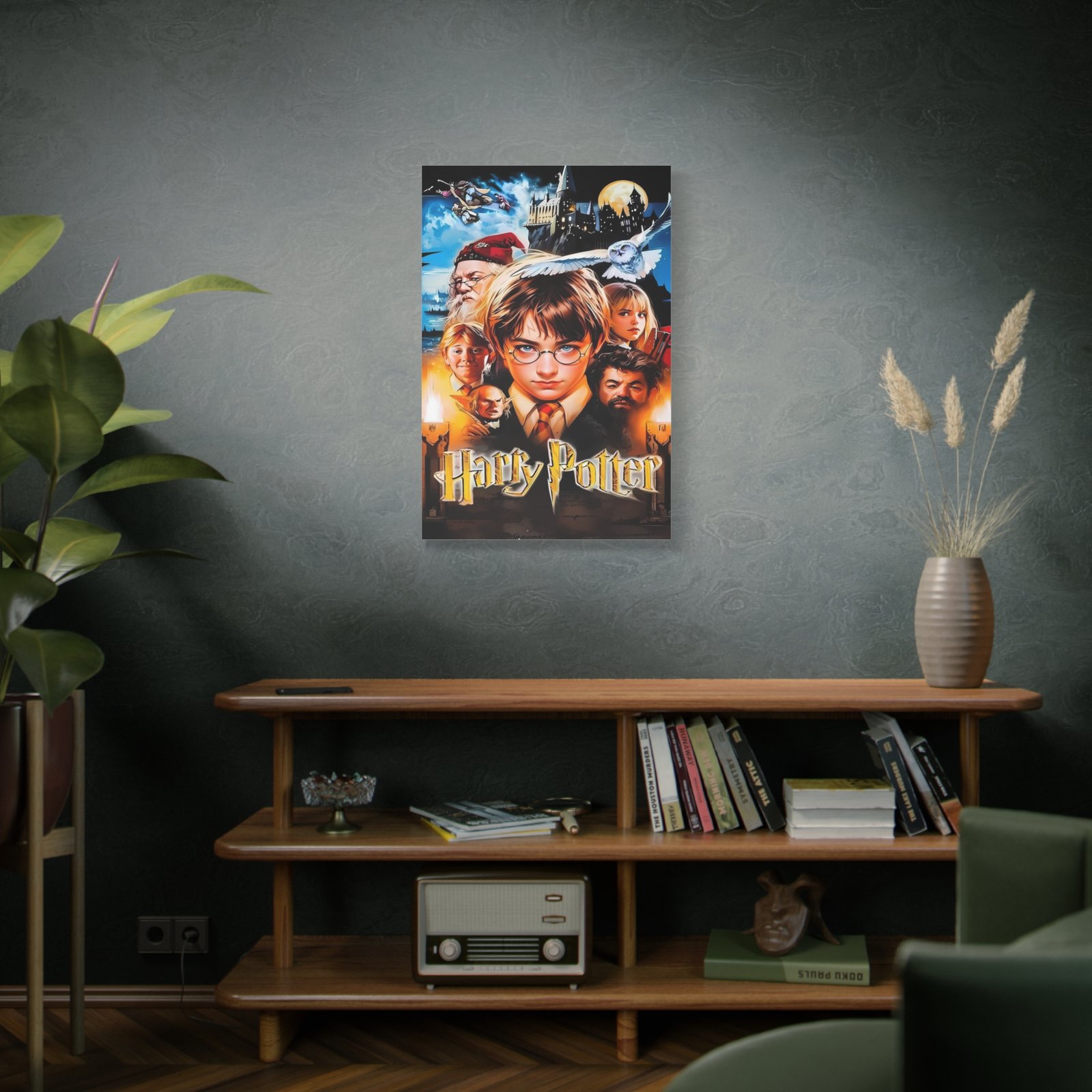 Harry Potter Canvas Print, Magical Wall Art, Wizard Room Decor, Harry Potter Gift, Kids Room Wall Art, Movie Poster Canvas - Image 9