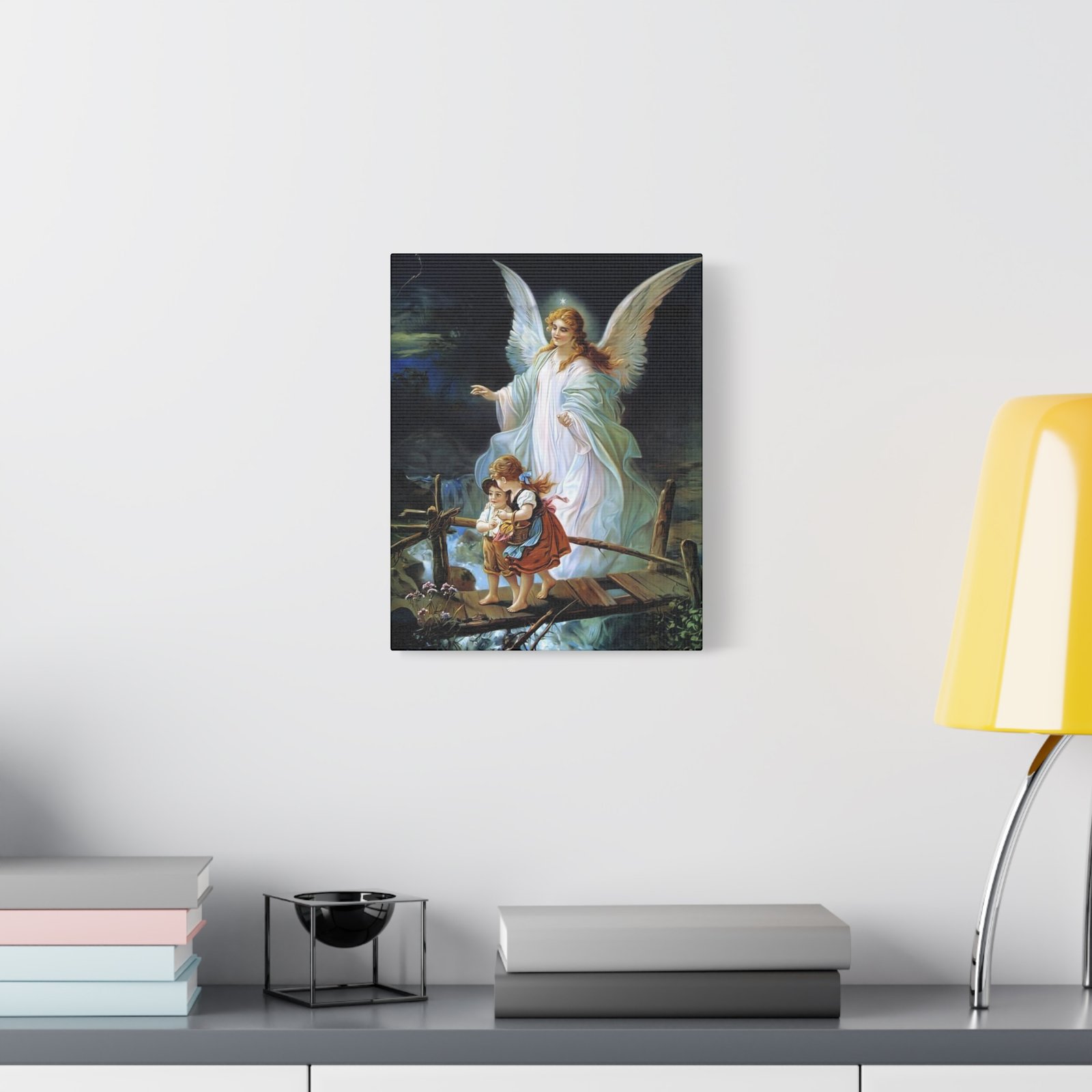 Angel Guardian Canvas Print, Spiritual Wall Art, Ethereal Home Decor, Inspirational Gift, Kid's Room Decor, Angel Art - Image 5