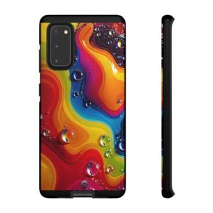 Colorful Abstract Phone Case, Vibrant Protective Cover, Unique Gift, Trendy Mobile Accessory, Art-Inspired Design, Holiday Present