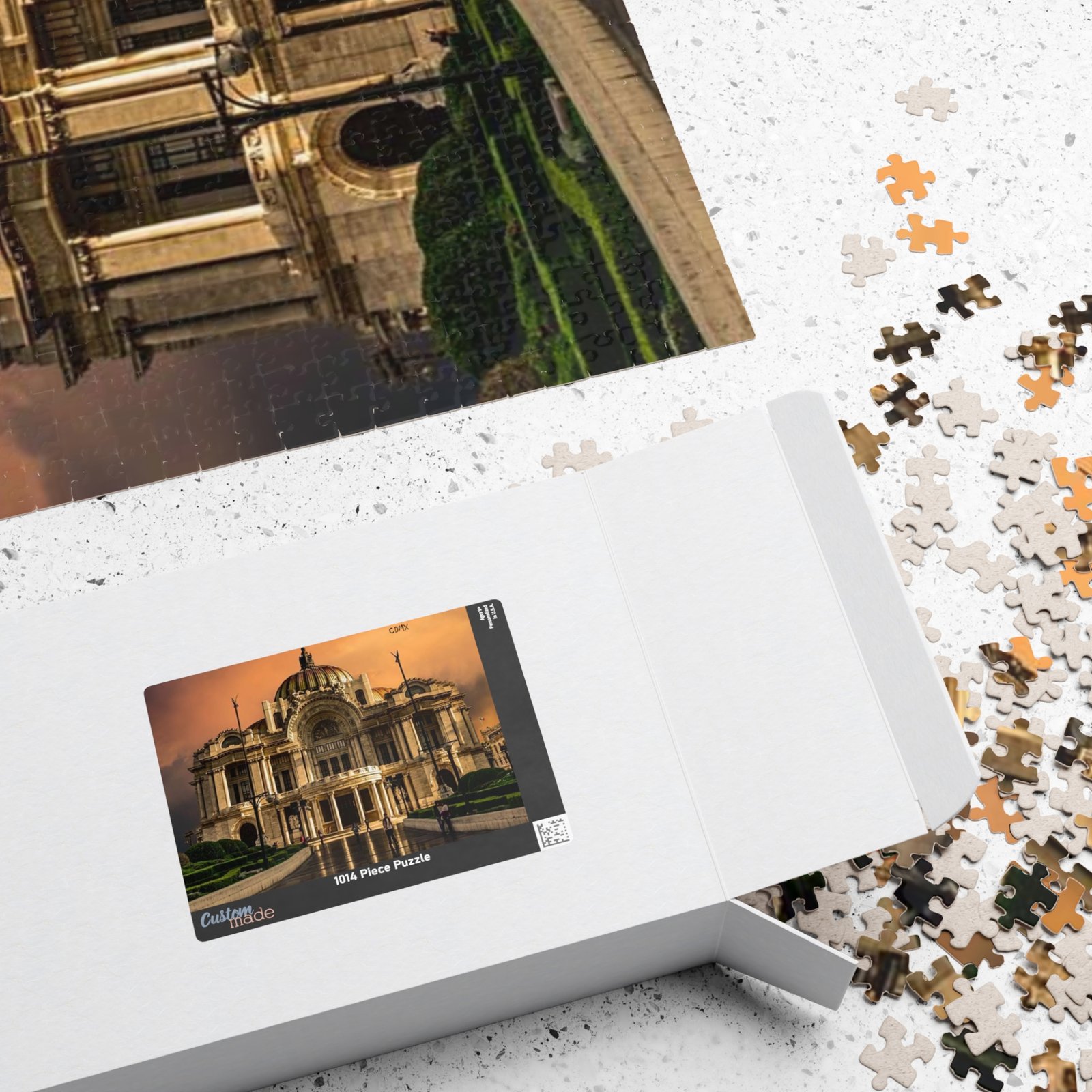 CDMX, Ciudad de Mexico, Palacio de Bellas Artes Puzzle, 110-1014 Piece Jigsaw, Art Lover Gift, Home Decor, Relaxation Activity, Family Fun - Image 8