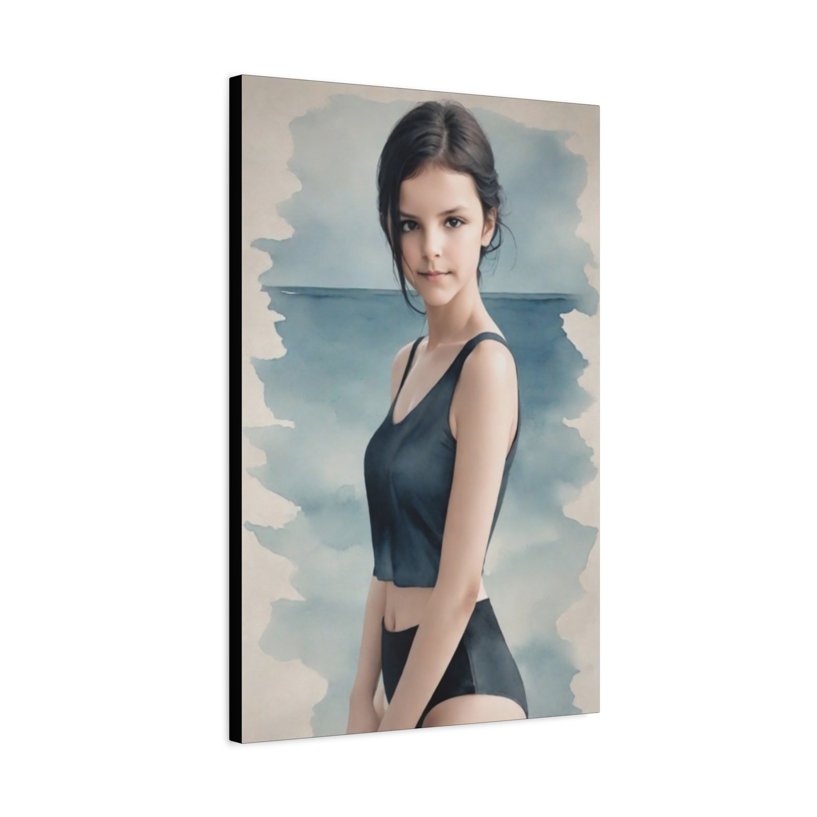 Ballet Pretty Girl Serene Beach-Themed Canvas Art, Perfect for Bedroom Decor, Gift for Art Lovers, Coastal Vibes, Wall Art, Home Decor, - Image 3