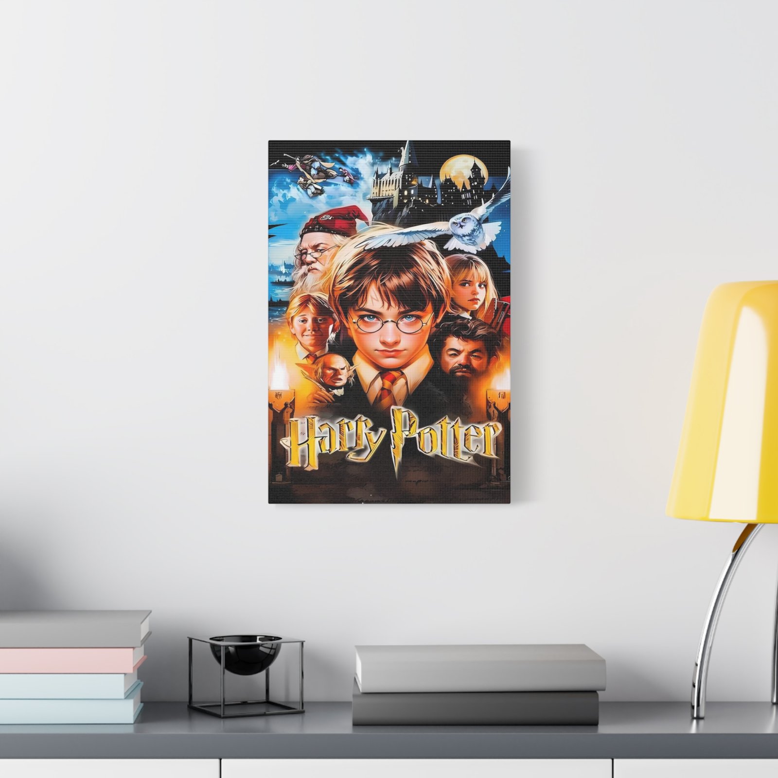 Harry Potter Canvas Print, Magical Wall Art, Wizard Room Decor, Harry Potter Gift, Kids Room Wall Art, Movie Poster Canvas - Image 6