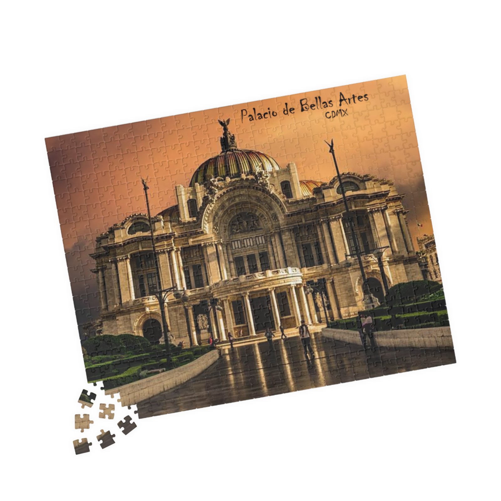 CDMX, Ciudad de Mexico, Palacio de Bellas Artes Puzzle, 110-1014 Piece Jigsaw, Art Lover Gift, Home Decor, Relaxation Activity, Family Fun - Image 5