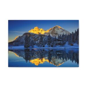 Serene Landscape Canvas, Nature Art Print, Home Decor, Landscape Photography, Wall Art, Gift for Nature Lovers