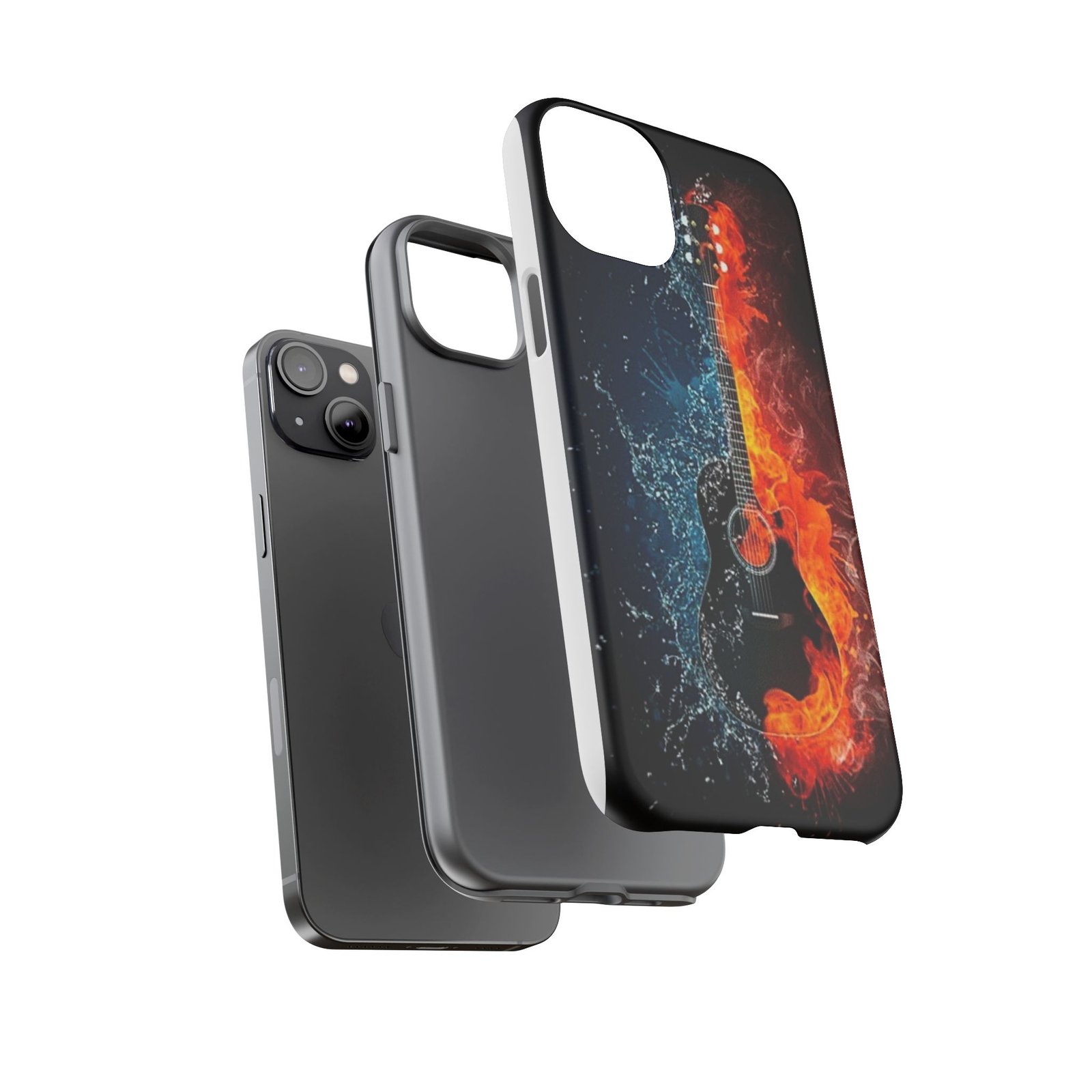 Fiery Guitar Phone Case - Artistic Protector, Music Lover Gift, Vibrant Accessory for Artists and Musicians, Personalized Tech Item, Unique - Image 51