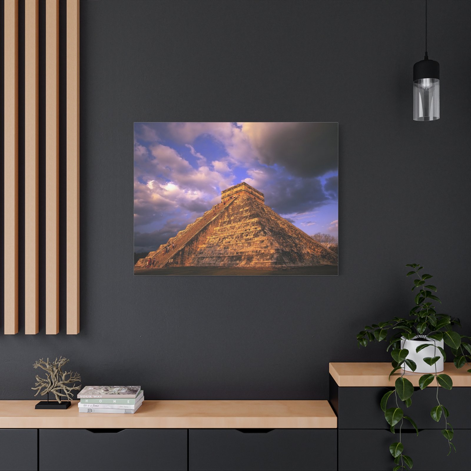 Mayan Pyramid Wall Art, Stunning Canvas Print, Home Decor, Gift for Travelers, Unique Wall Hanging, Chichen Itza Art - Image 7
