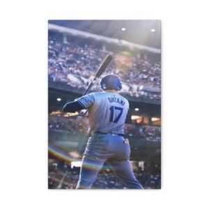 Baseball Canvas Art | Shohei Ohtani Wall Decor | Perfect for Sports Fans, Game Day Decorations, Gift for Him, Sports Room