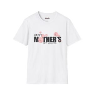 Mother's Day Floral T-Shirt | Gift for Mom | Softstyle Tee | Mother's Day Celebration | Best Mom Ever | Casual Wear | Floral Print