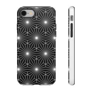 Tough Cases: Stylish Geometric Phone Case, Durable Phone Cover, Modern Tech Accessory, Phone Protection