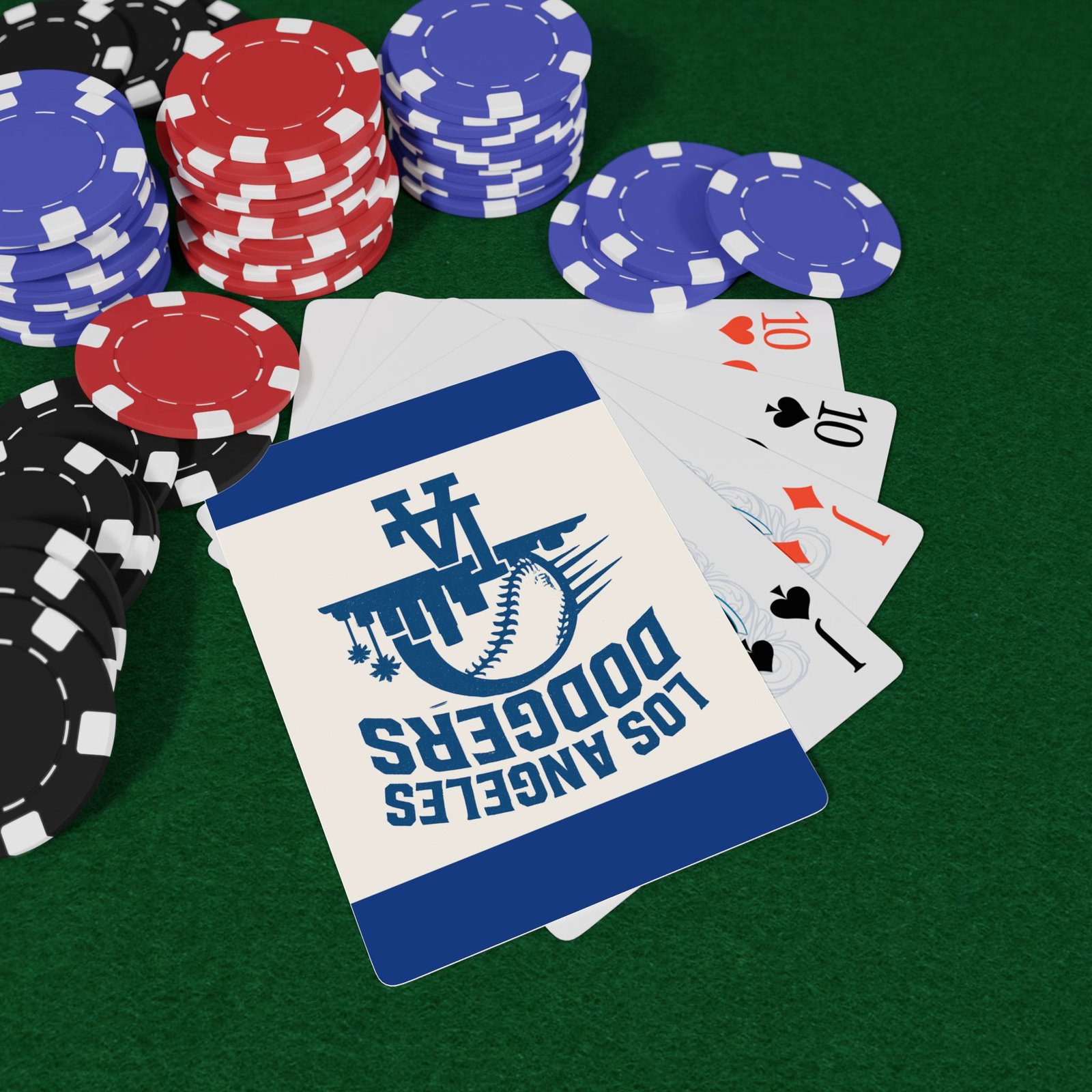Los Angeles Dodgers Poker Playing Cards – MLB Deck for Fans & Game Night - Image 5