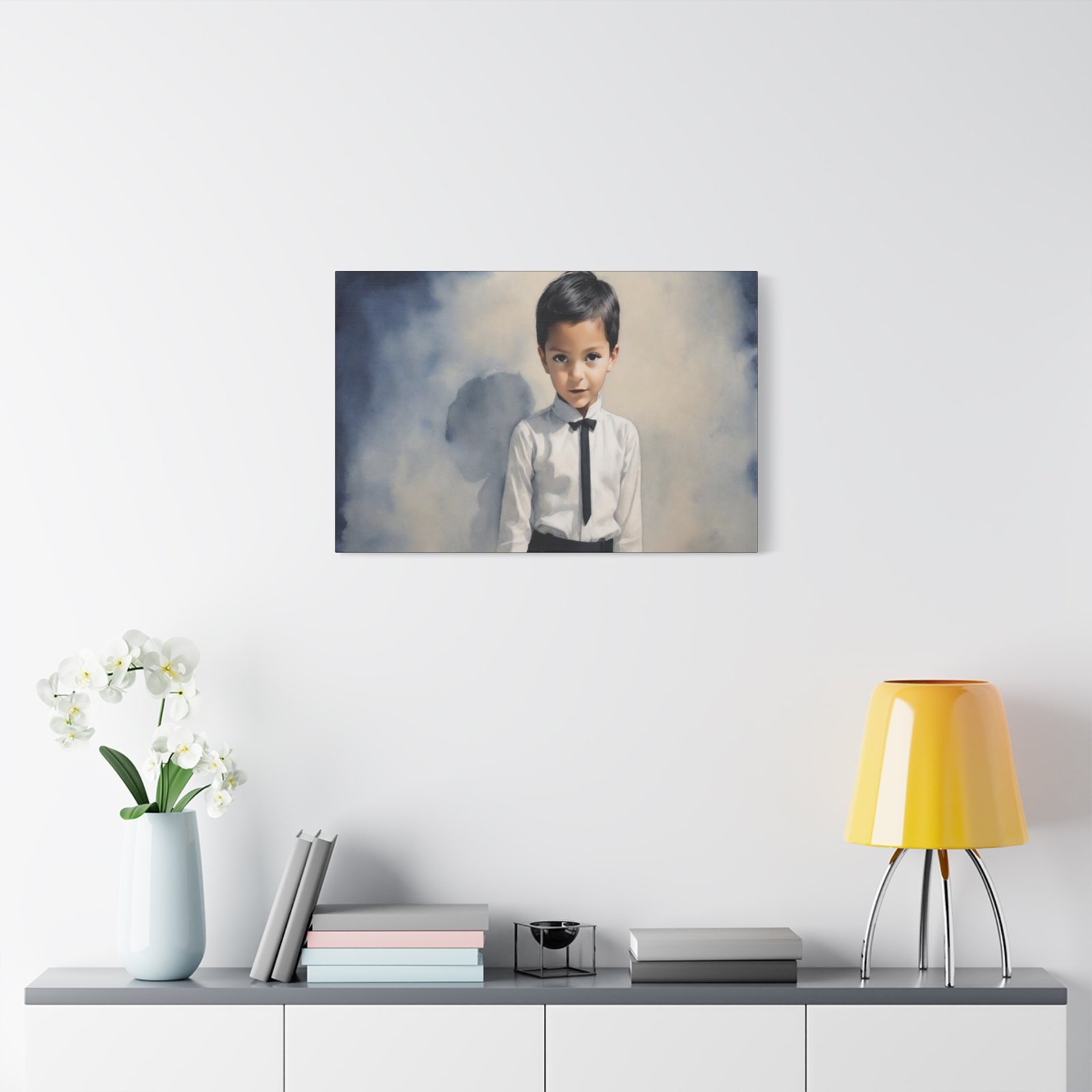 Little Nice Boy Whimsical Kid's Wall Art Canvas - Perfect for Playrooms, Bedrooms, Kids Rooms, Nursery Decor, Unique Gift Ideas - Image 3