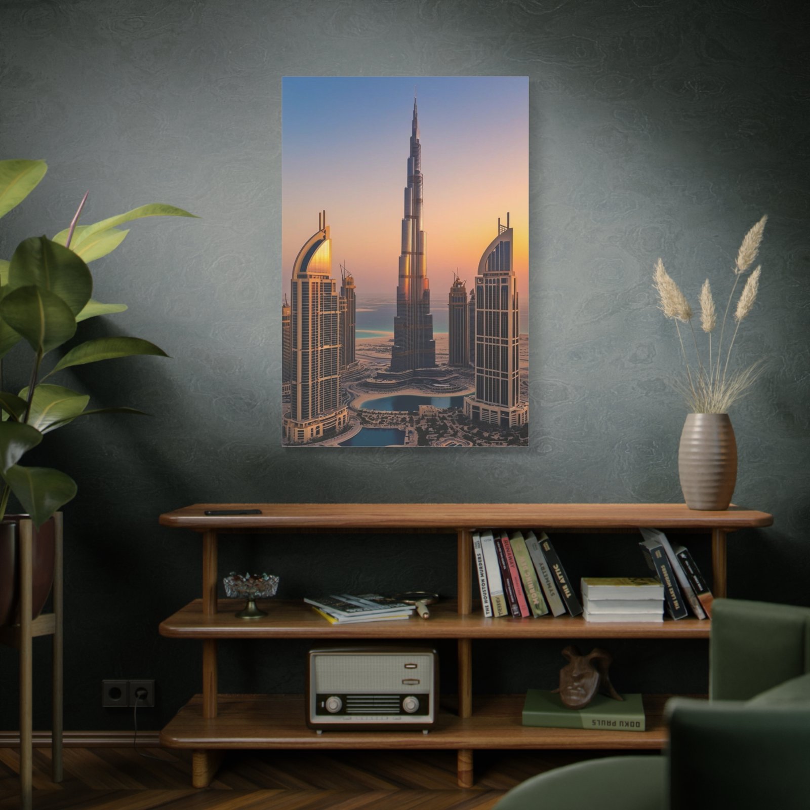 Modern Skyline Canvas Art, Dubai Cityscape Decor, Wall Art for Home, Office, Birthday Gift, Urban Decor - Image 7