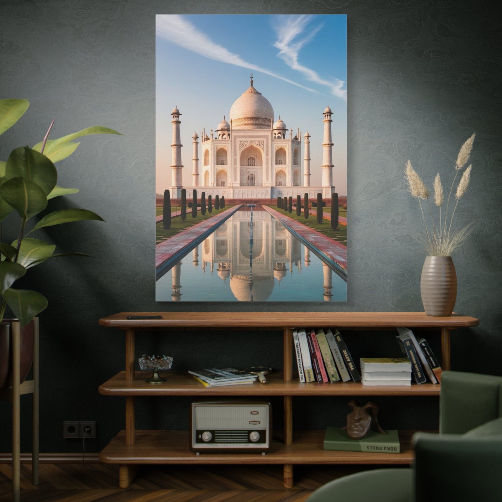 Elegant Taj Mahal Canvas Print, Home Decor Art, Wall Art for Living Room, Gift for Art Lovers, Unique Home Decoration - Image 9