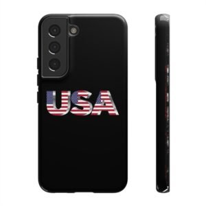 Patriotic Phone Case - Freedom Design, USA Flag, Tough Cases, Gift for Veterans, Independence Day, Red White Blue