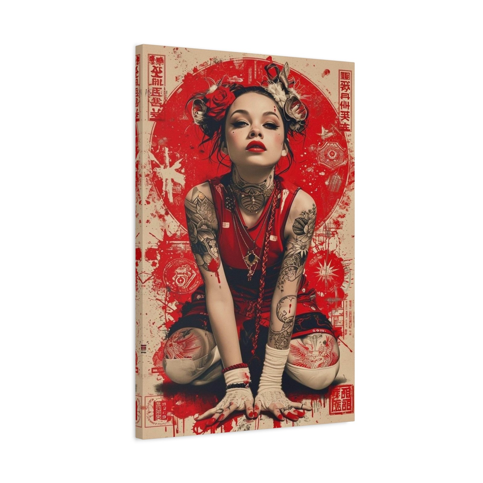 Stylish Canvas Art Print, Bohemian Home Decor, Wall Art for Living Room, Unique Gift for Art Lovers, Trendy Artwork for All Occasions - Image 3