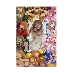 Taylor Custom Character Puzzle, 110/252/520/1014-piece Jigsaw for Fans, Unique Gift, Home Decor, Family Fun, Collectible