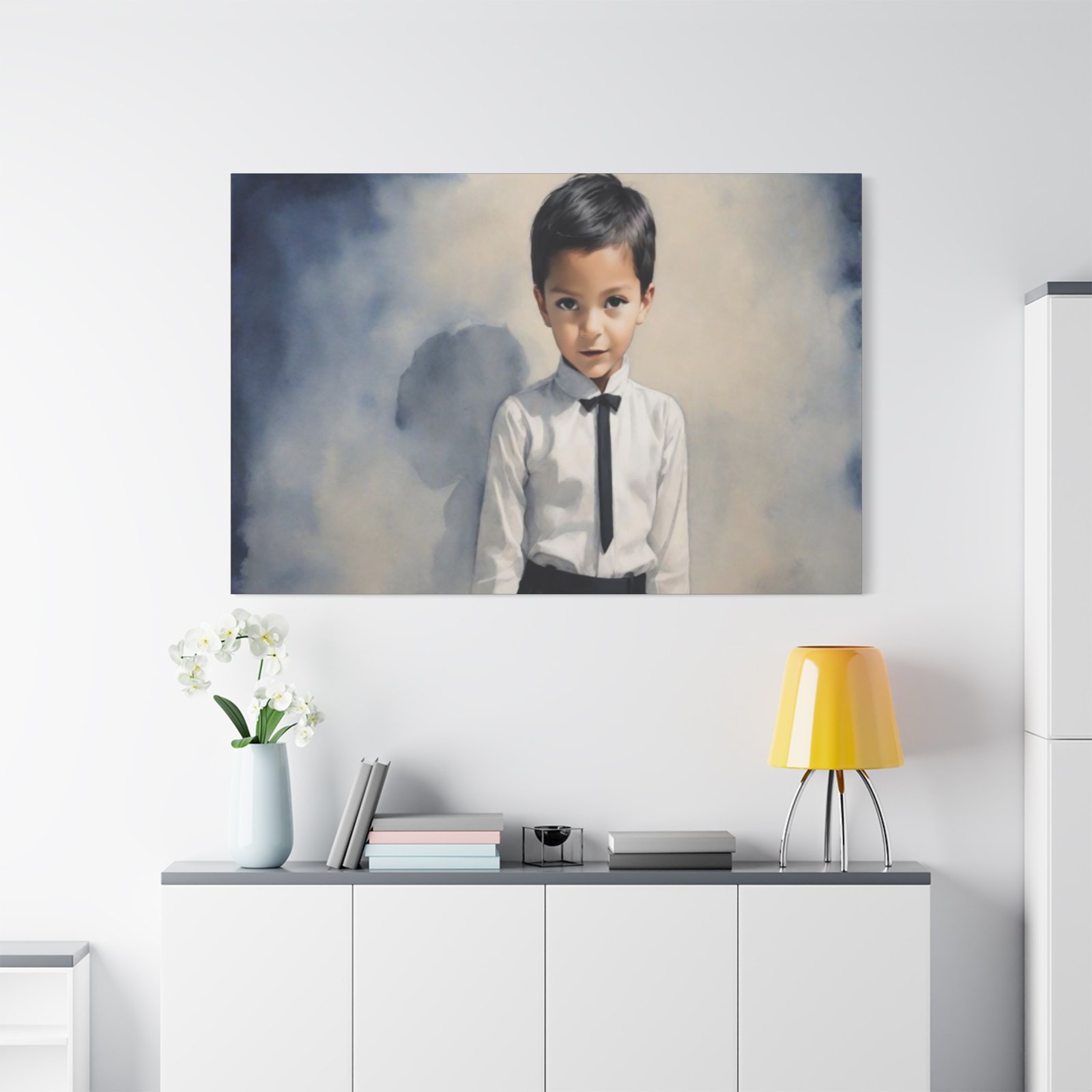 Little Nice Boy Whimsical Kid's Wall Art Canvas - Perfect for Playrooms, Bedrooms, Kids Rooms, Nursery Decor, Unique Gift Ideas - Image 8