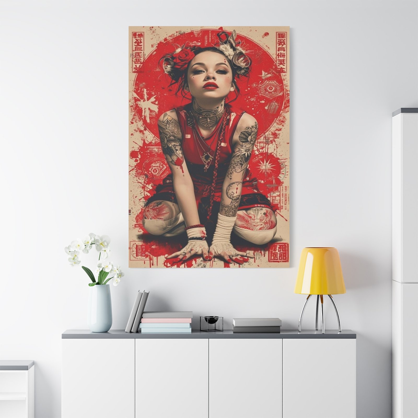 Stylish Canvas Art Print, Bohemian Home Decor, Wall Art for Living Room, Unique Gift for Art Lovers, Trendy Artwork for All Occasions - Image 5