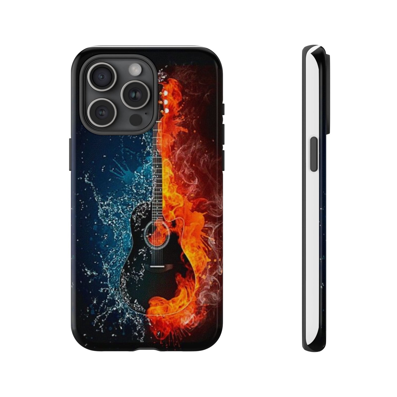 Fiery Guitar Phone Case - Artistic Protector, Music Lover Gift, Vibrant Accessory for Artists and Musicians, Personalized Tech Item, Unique - Image 93