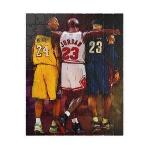 Basketball Legends Puzzle, Sports Theme Puzzle, Unique Gift for Sports Fans, Fun Family Activity, Great for Gatherings