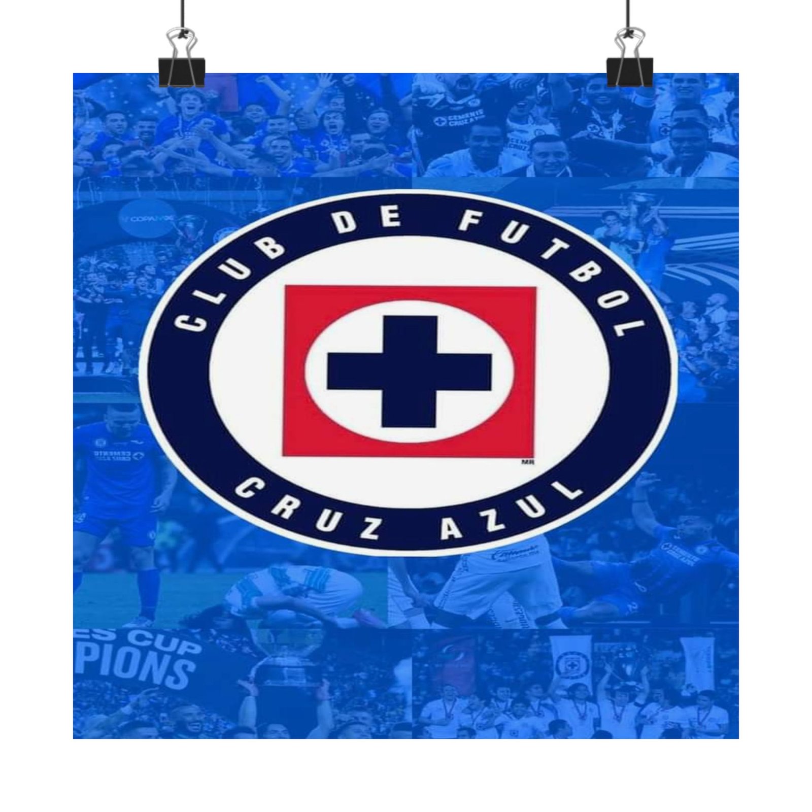Cruz Azul Vertical Posters, Soccer Fan Decor, Sports Wall Art, Matte Wall Prints, Ideal Gift for Football Lovers, Team Spirit Decoration - Image 2