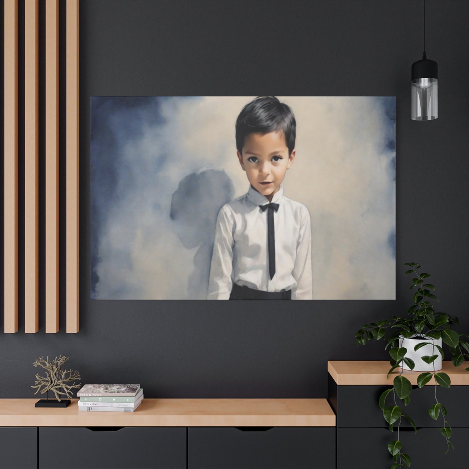 Little Nice Boy Whimsical Kid's Wall Art Canvas - Perfect for Playrooms, Bedrooms, Kids Rooms, Nursery Decor, Unique Gift Ideas - Image 7