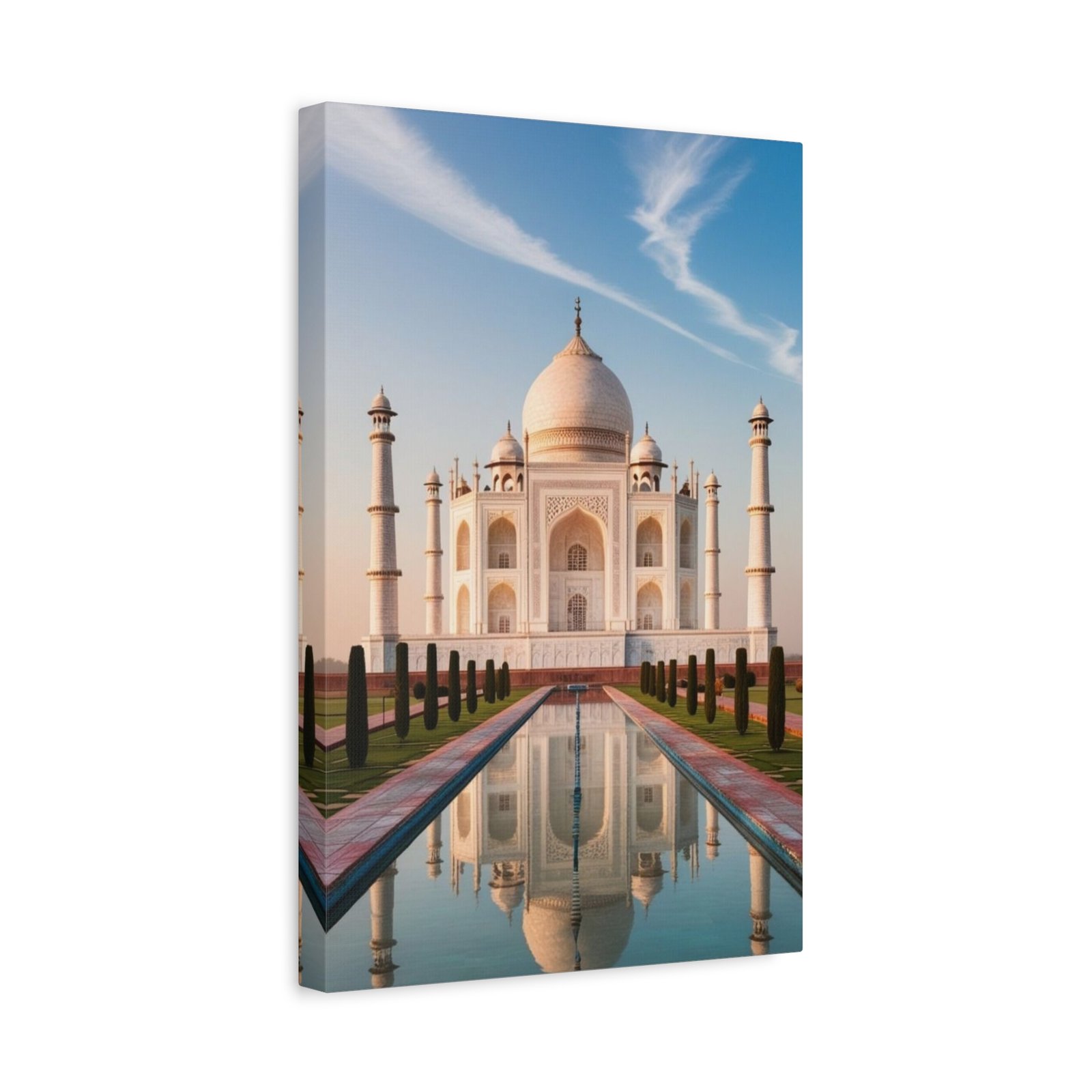 Elegant Taj Mahal Canvas Print, Home Decor Art, Wall Art for Living Room, Gift for Art Lovers, Unique Home Decoration - Image 3