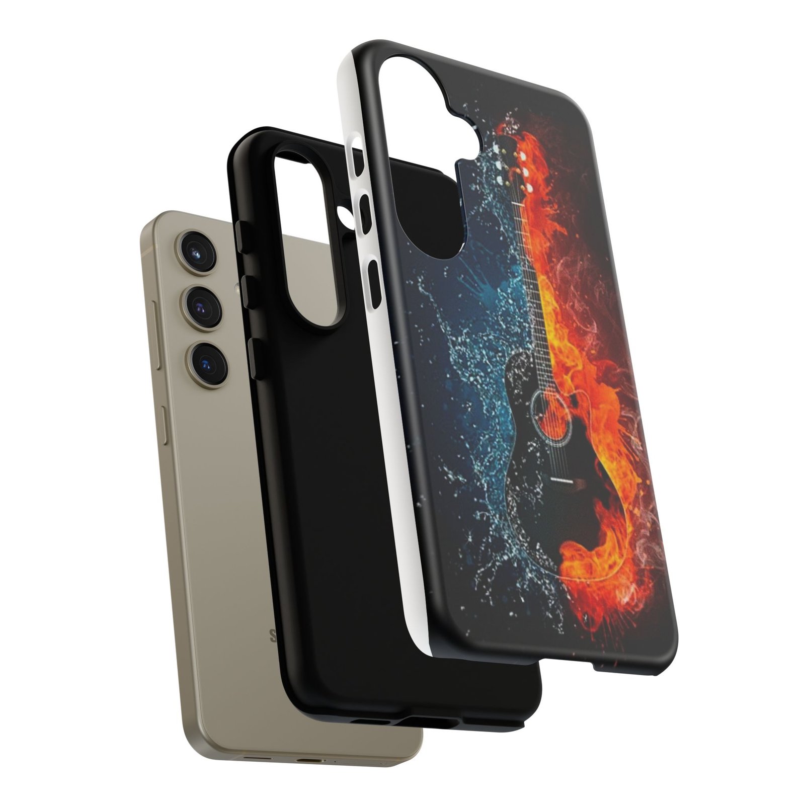 Fiery Guitar Phone Case - Artistic Protector, Music Lover Gift, Vibrant Accessory for Artists and Musicians, Personalized Tech Item, Unique - Image 103